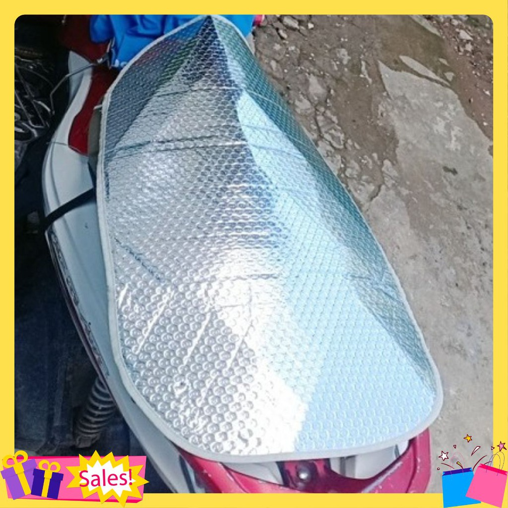 Tấm phản quang che nắng chống nóng yên xe máy. che bụi. che mưa loại tốt. Miếng Che Nắng Yên Xe Máy. Chống nắng yên xe