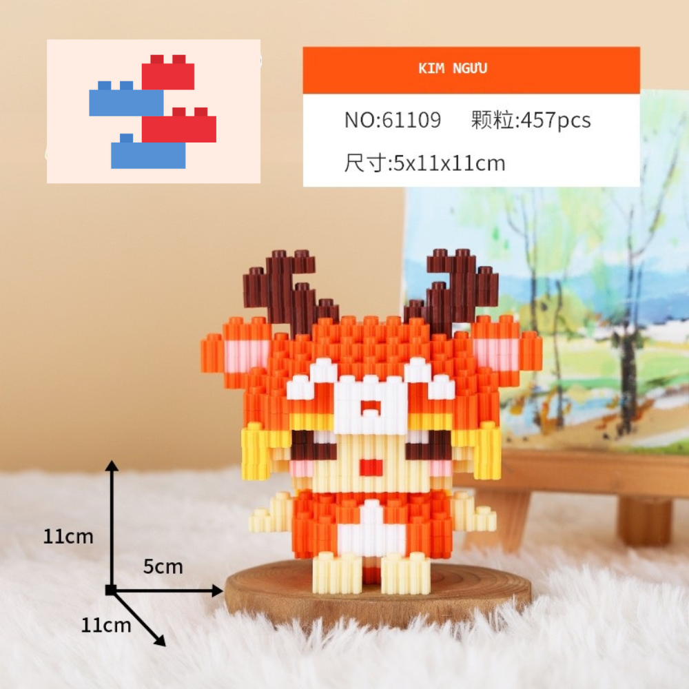 LẮP RÁP 12 Cung Hoàng Đạo Mini, bộ đồ chơi lắp ráp 12 Cung Hoàng Đạo mini 247