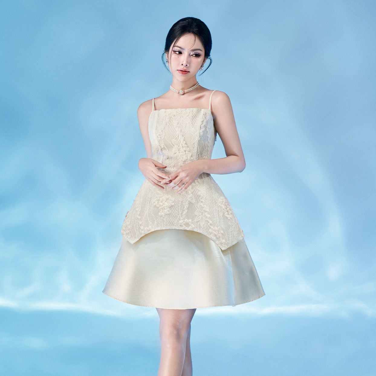 Olv - đầm brynn lace dress