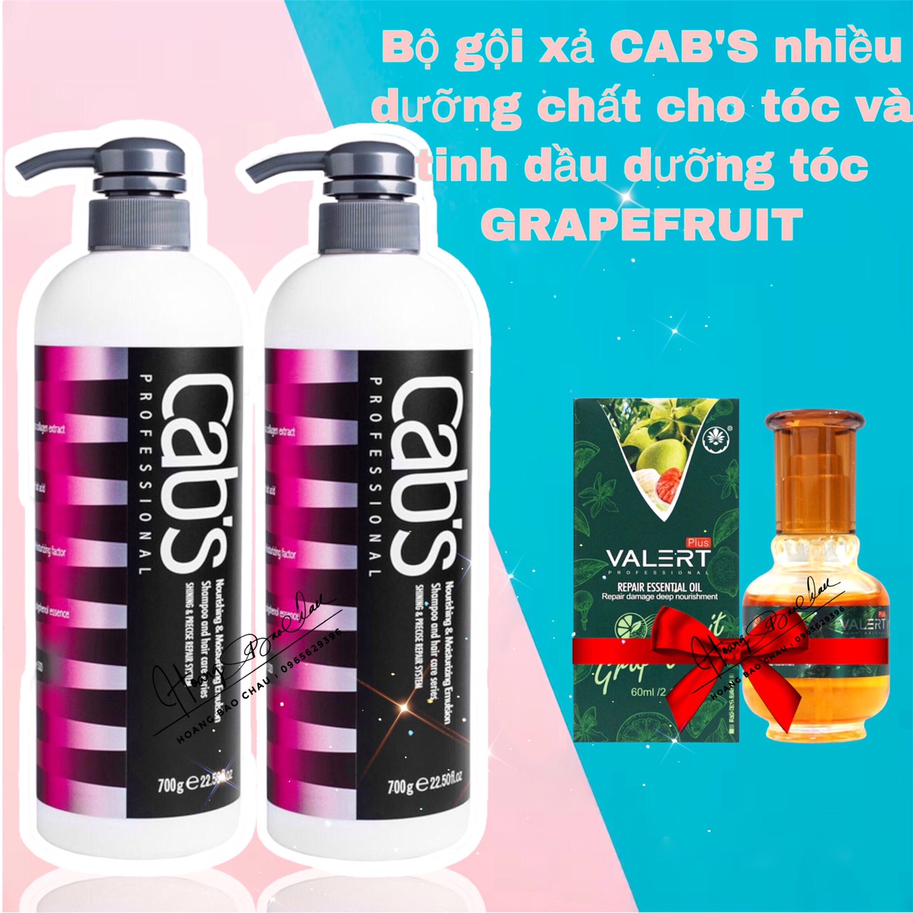 Bộ Dầu Gội Ngăn Dầu , Ngàu Cab’s Anti-oil& Dandruff Và Dầu Xả Nuôi Dưỡng Cab’s Nousishing 750ML