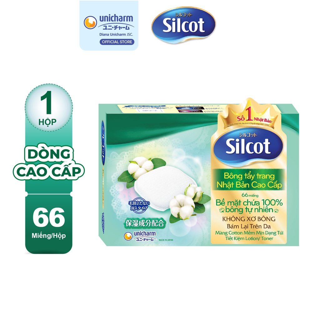 Bông trang điểm cao cấp Silcot Premium