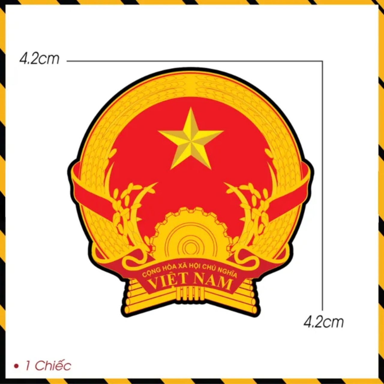 Sticker quốc huy, tem logo đảng, tem quốc dân dán laptop, điện thoại, xe máy, xe điện, bình nước