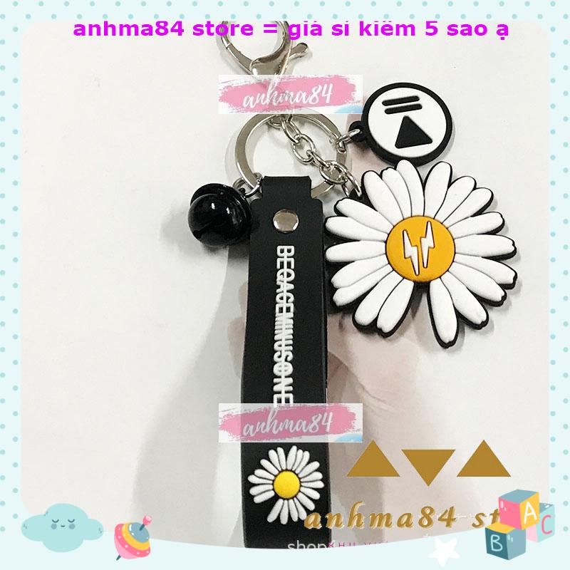 Móc khóa Hoa Cúc - Móc Khóa Hoa Cúc Phong Cách Thời Trang Kèm Chuông - Móc khóa hot trend - anhma84 store