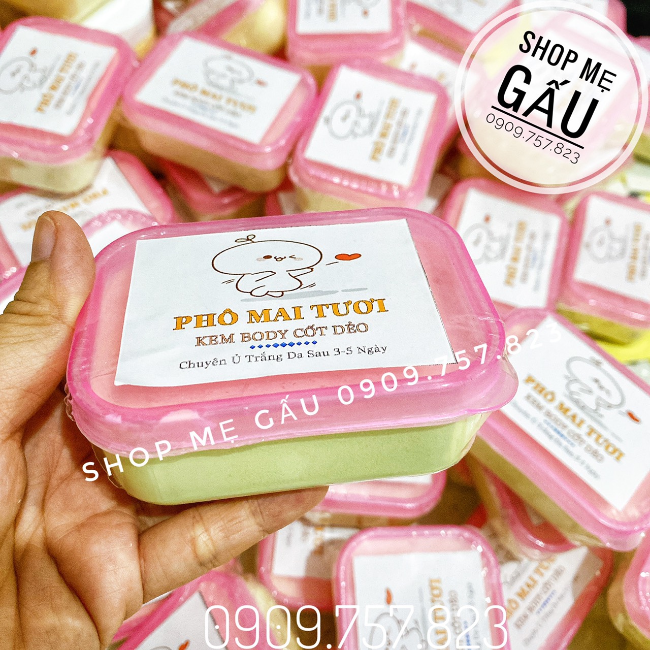 KEm cốt dẻo phô mai tươi 100g