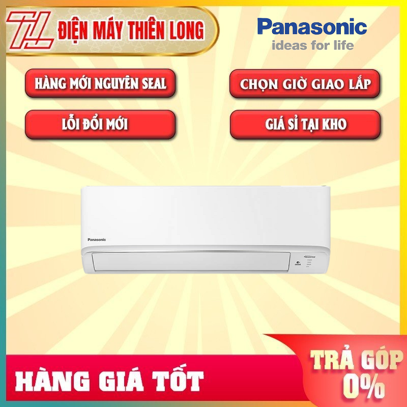 Máy lạnh panasonic inverter 1 hp cu/cs-xpu9xkh-8 - làm lạnh nhanh tức thì chức năng hút ẩm đảo gió 4 chiều giúp hơi lạnh lan toả đồng đều chế độ ngủ đêm tránh buốt - trả góp 0% - giao toàn quốc - ngoài hcm tính phí