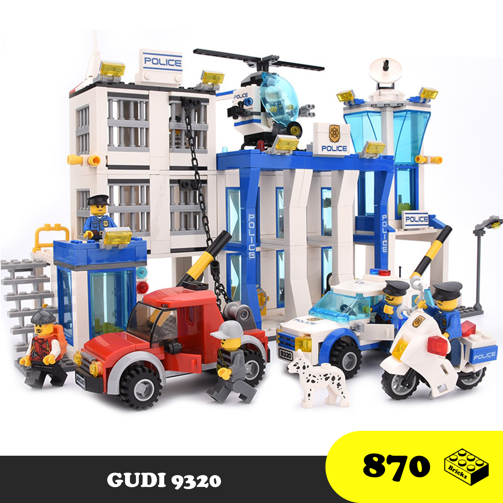 Đồ chơi mô hình Lego City Police  Rượt đuổi tội phạm 60126  Giới thiệu
