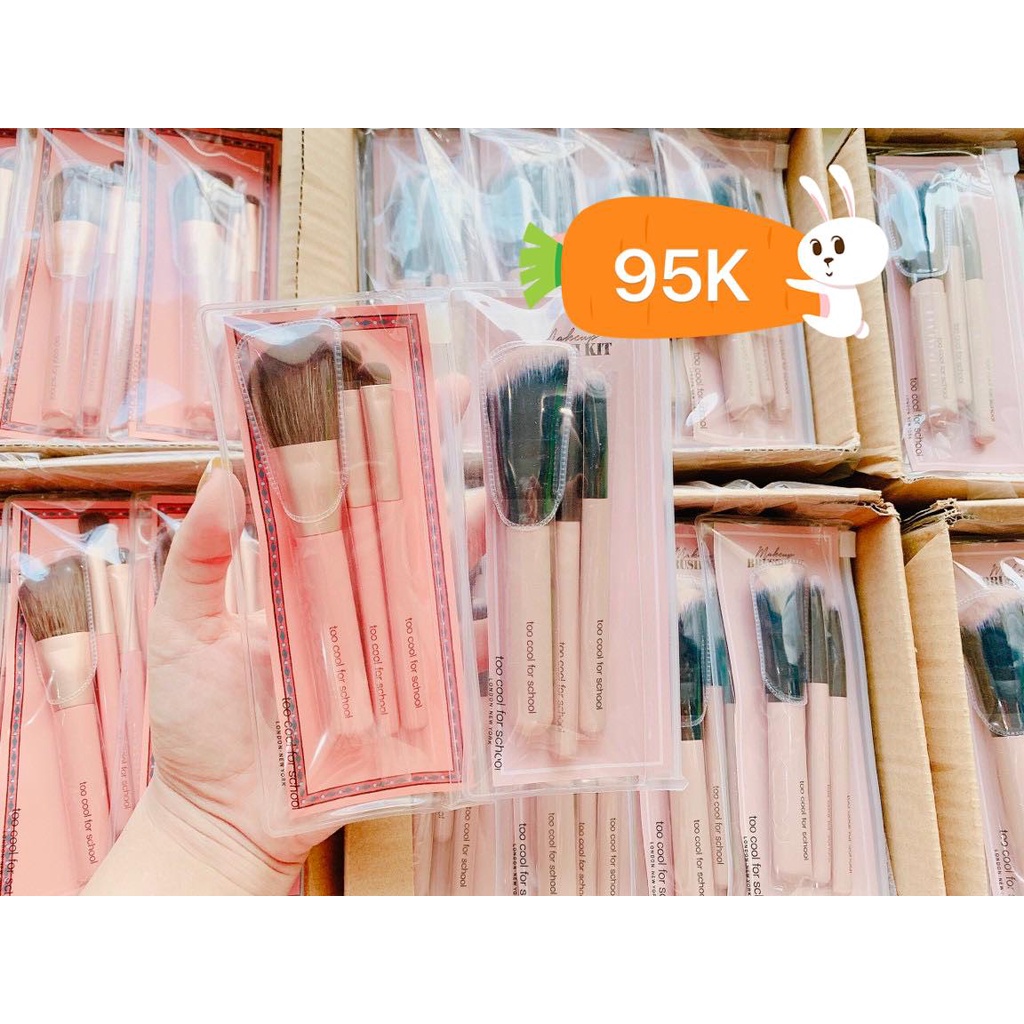 Bộ cọ trang điểm too cool for school make up brush kit