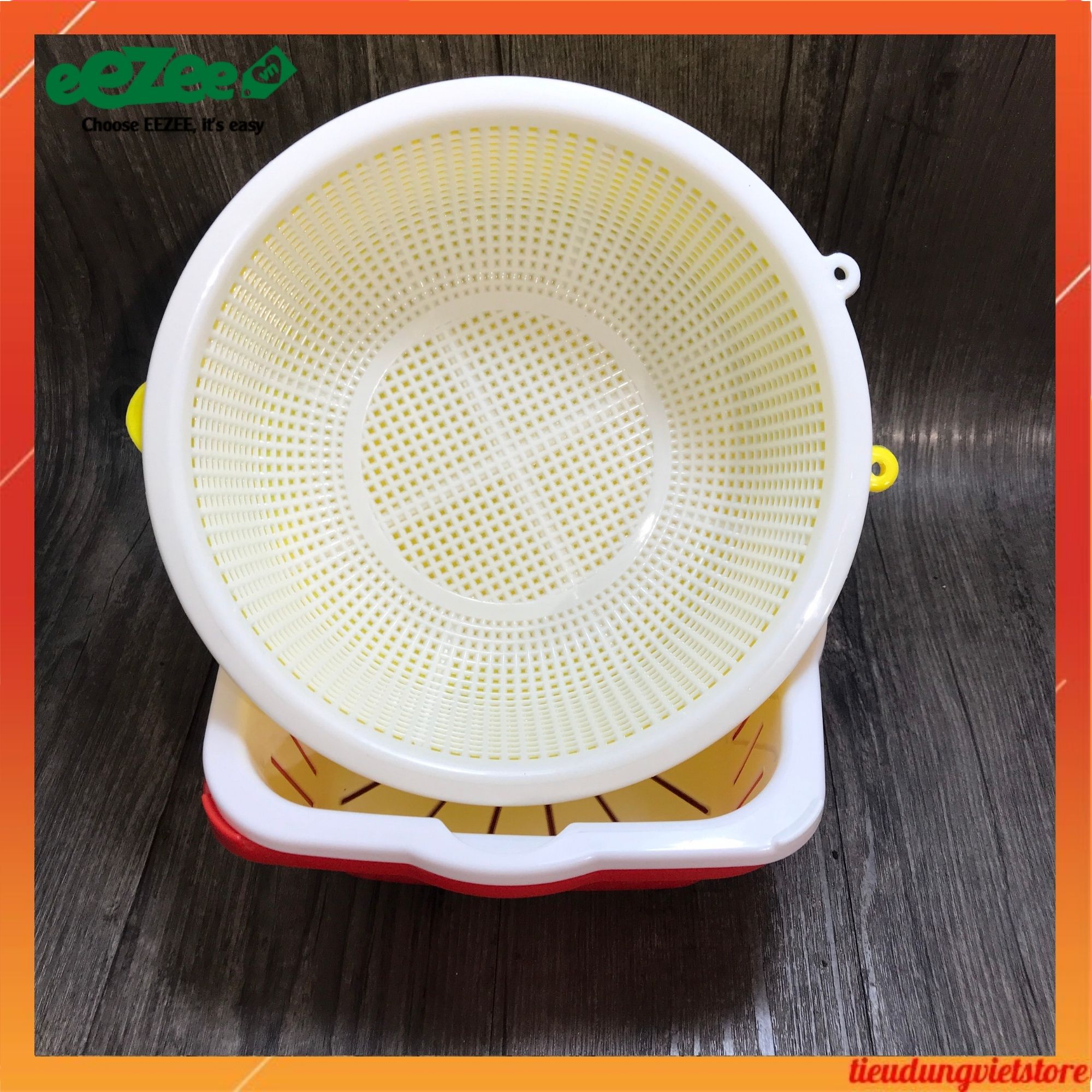 Bộ Rổ Nhựa Và Thau Nhựa - Thương hiệu Fataco -  Nhựa An Toàn Sức Khỏe