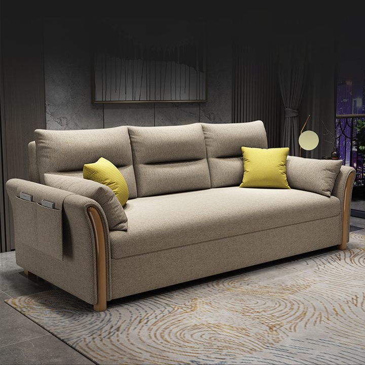 [Trả góp 0%] Sofa giường thông minh ghế sofa thông minh có thể kéo ra thành giường có ngăn chứa đồ tiện lợi có độ bên cao đệm mềm vừa đủ ghế sofa giường sofa sofa giường giường ngủ giường thông minh giường xếp (ME HOME)