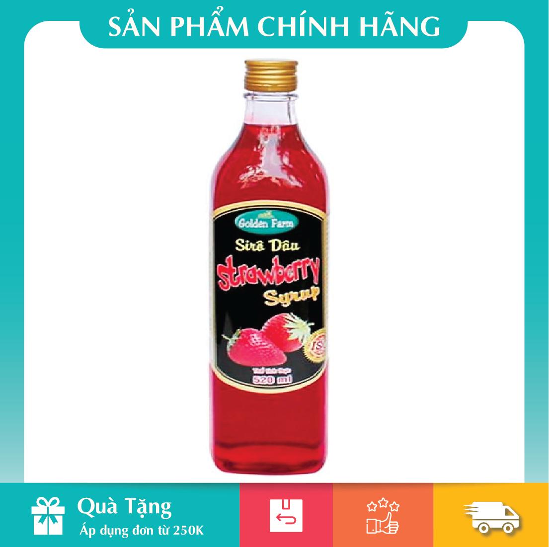 Siro dâu golden farm 520ml