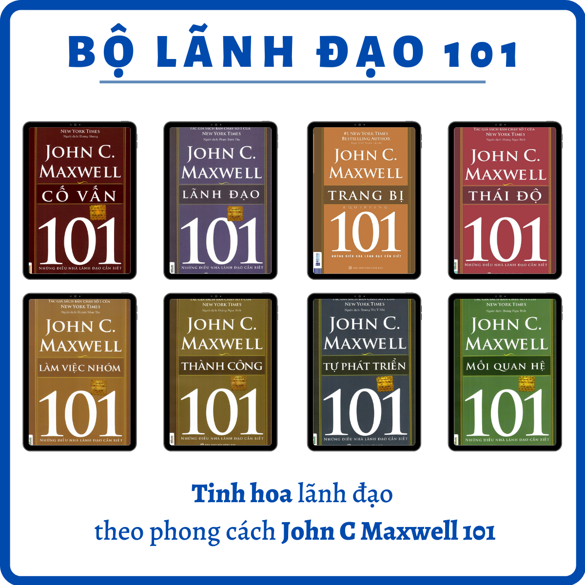 Combo Sách 8 Cuốn Tinh Hoa Lãnh Đạo 101
