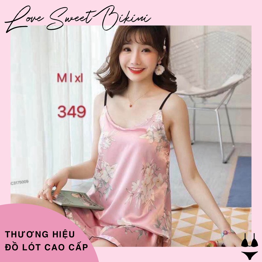 Bộ lụa thái 2 dây pha ren loại đẹp 351 , chất liệu mềm nhẹ, thoáng mát mang lại cảm giác nhẹ nhàng cho bạn khi mặc, thấm hút mồ hôi