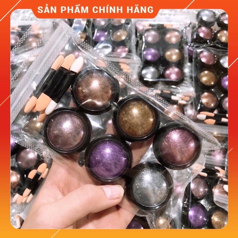 Set bột tráng gương 6 hũ dụng cụ làm nails