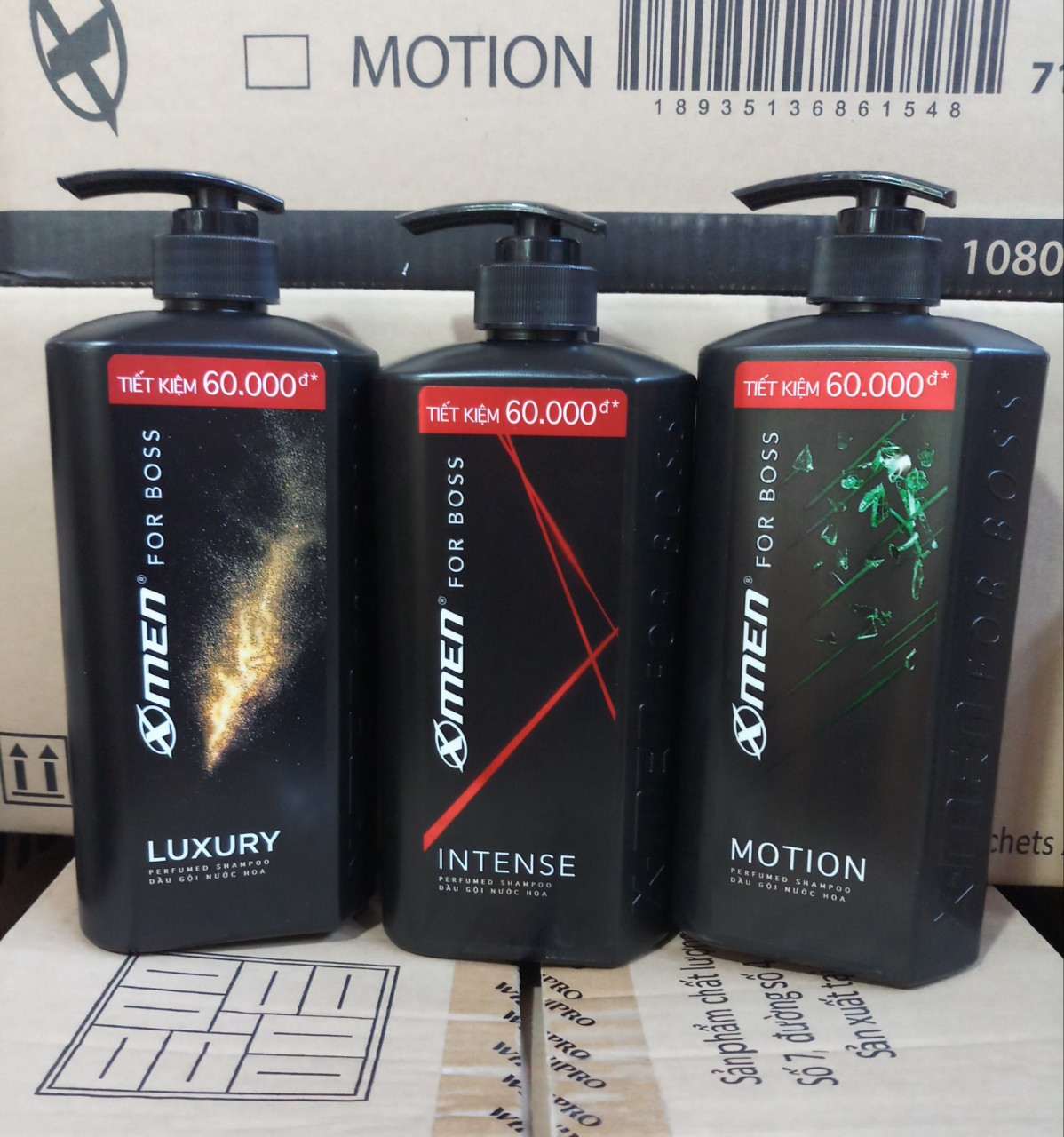 Dầu gội Xmen For Boss hương nước hoa 180/ 380/ 650ml - hàng chính hãng