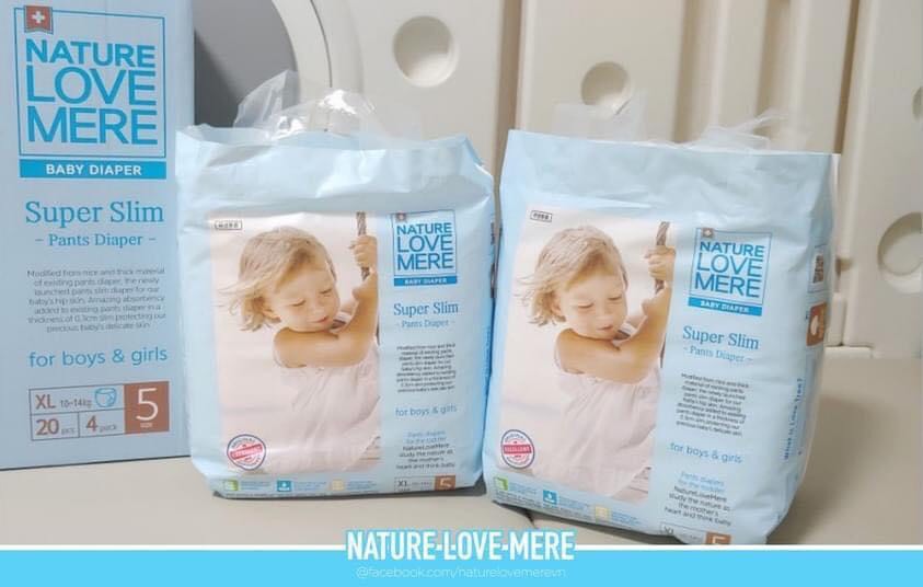 Bỉm quần NATURE LOVE MERE nội địa HÀN SizeL30/XL24/XXL20