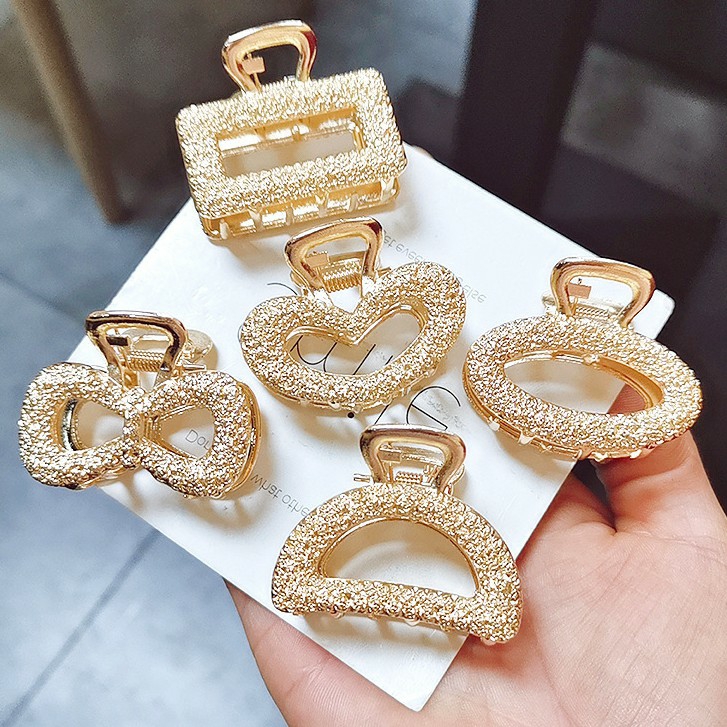Set 5 kẹp tóc đính đá siêu xinh