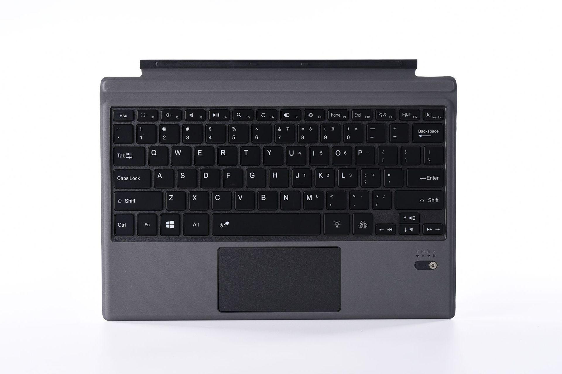 Bàn phím bluetooth v3.0 sạc từ tính cho microsoft surface pro3 / pro4 / pro5/ pro6