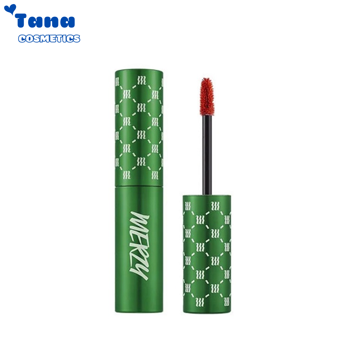 Son kem lì, siêu mịn hàn quốc merzy the first velvet tint v6 green vỏ xanh 4.5g #v6 firenze negroni: đỏ gạch