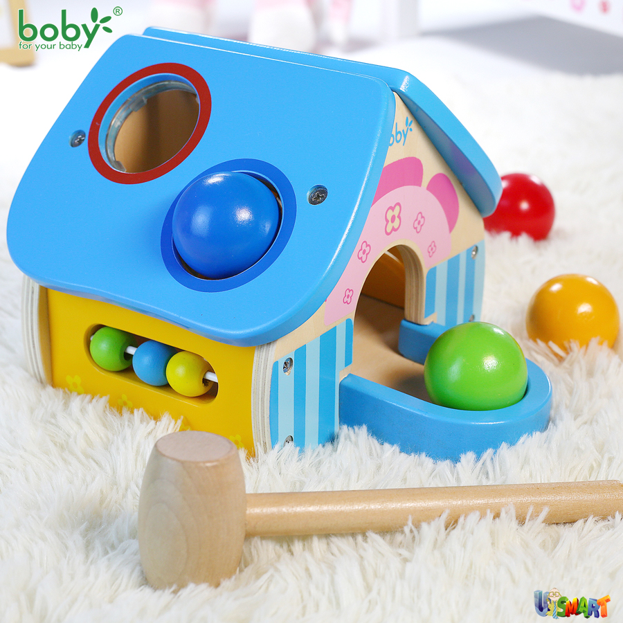 Đồ chơi gỗ - Nhà đập bóng Boby