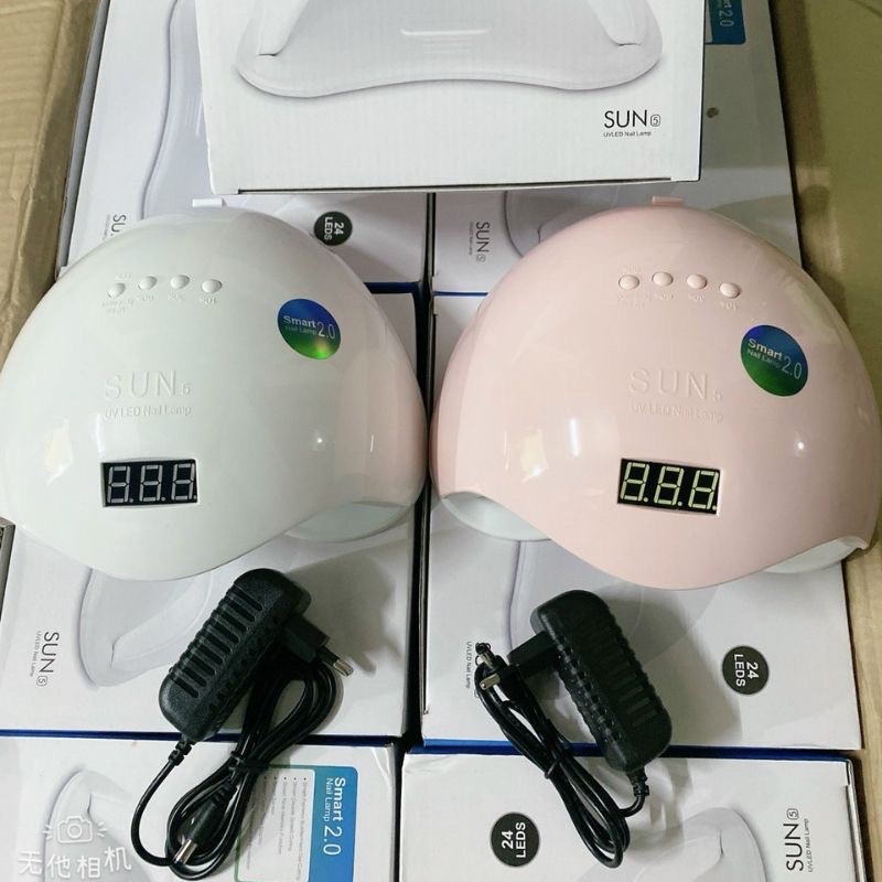 Máy hơ gel sun 5 chữ nổi, máy hơ móng sun5 chữ nổi