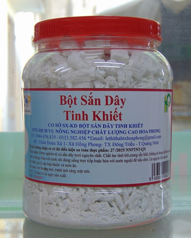 Bột sắn dây tinh khiết - hộp 500 g