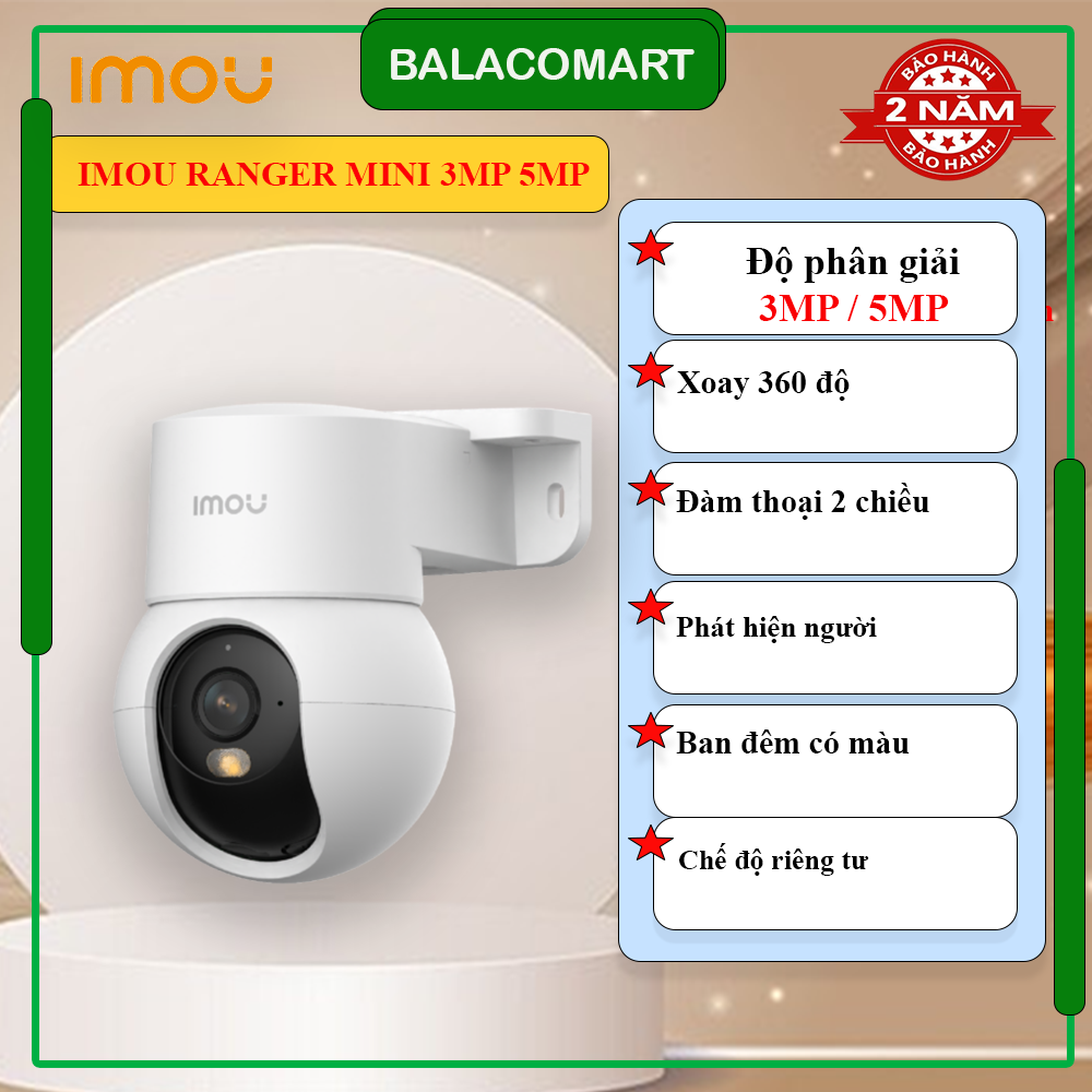 Camera IMOU Ranger Mini 3MP 5MP chính hãng bảo hành 2 năm