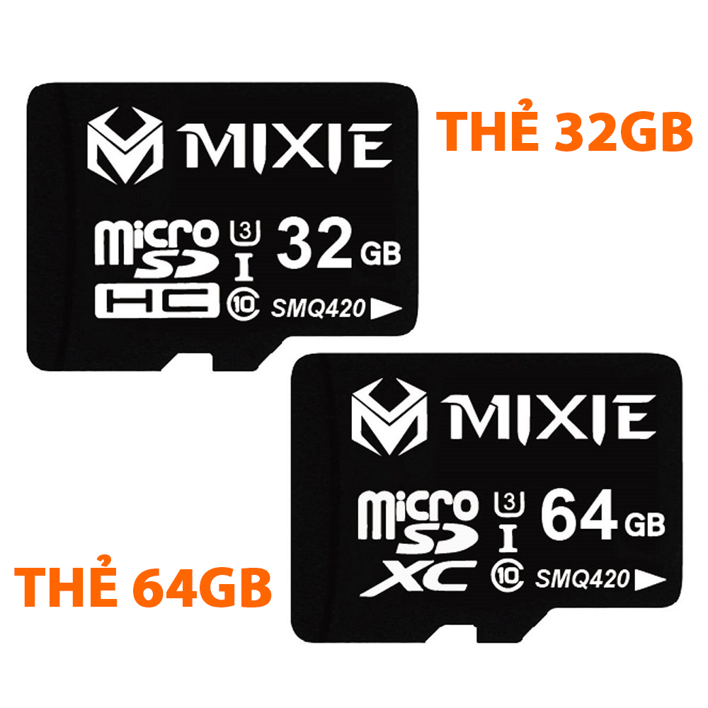Thẻ Nhớ 32GB/64GB Mixie Chuyên Camera, Máy Quay, Điện Thoại