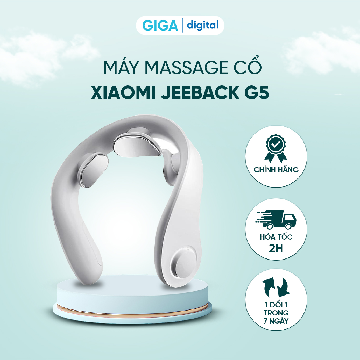 Máy massage cổ thông minh Xiaomi Jeeback G5