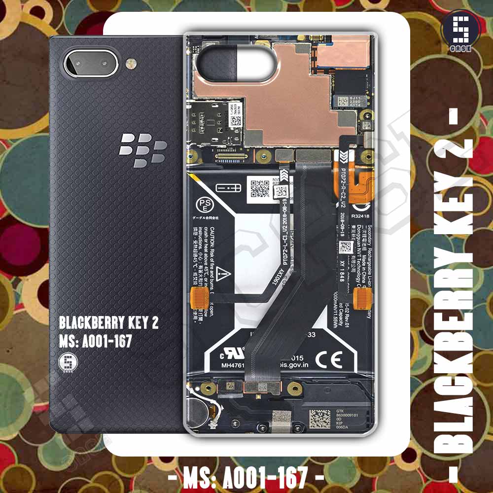 Ốp lưng Blackberry Key 2 hình Giả hở linh kiện bên trong A001-167