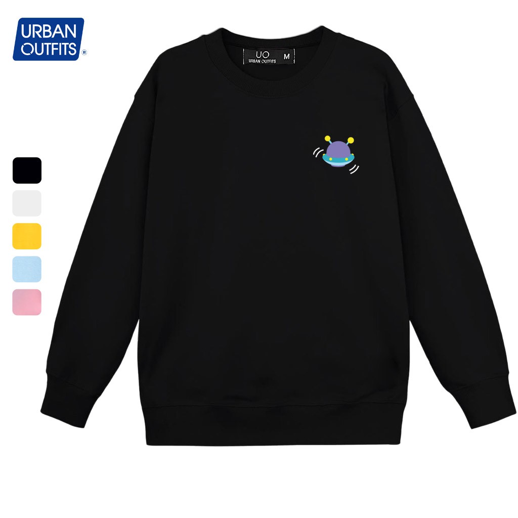 Áo Sweater Form Rộng Nam Nữ URBAN OUTFITS In FUTURE LAND SWO24 Thun Cotton Nỉ 4 Chiều Local Brand