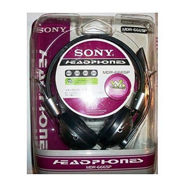 Tai nghe Sony MDR 668 có mic chụp đầu – Headphone hộp nhựa