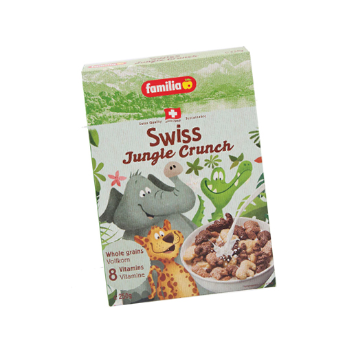 Ngũ cốc Familia vị sôcôla, vani mật ong hình thú hộp 250g