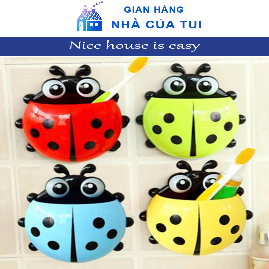 Kệ để bàn chải đánh răng hình con bọ