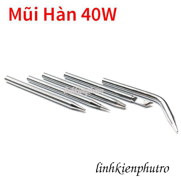 Combo 5 mũi hàn 40w