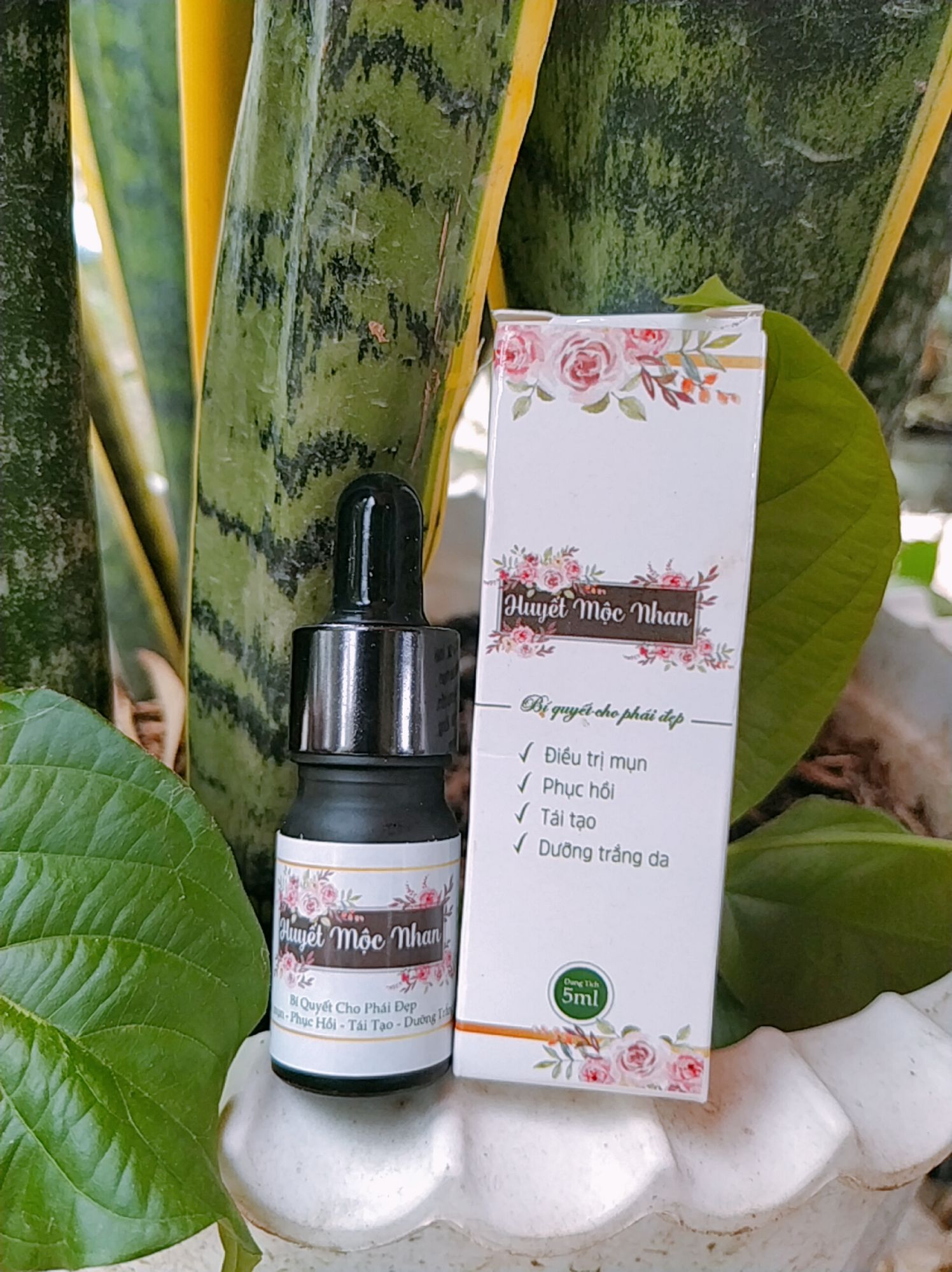 Serum mụn Huyết Mộc Nhan [Cam kết hàng chuẩn]