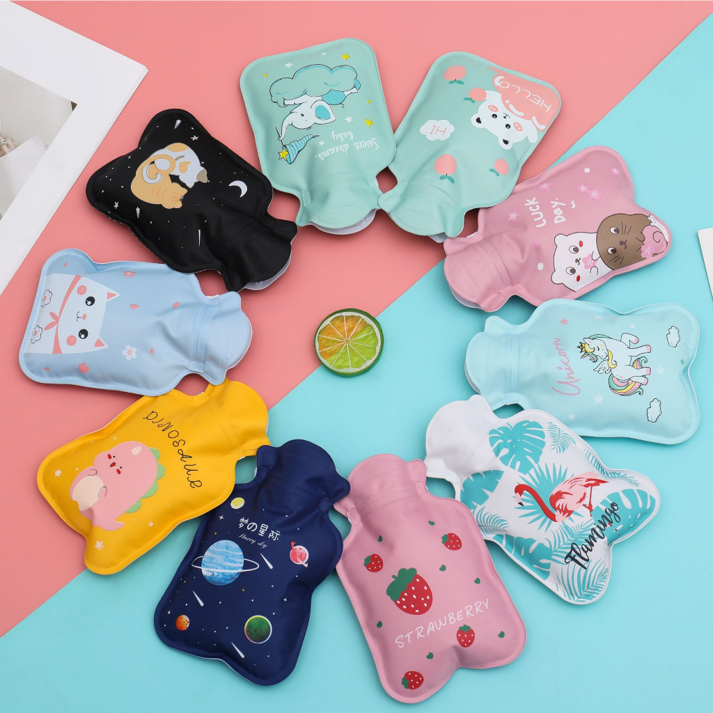 Túi Chườm Nóng Lạnh Đa Năng Hình Chữ Nhật Họa Tiết Cute Túi Chườm Đau Bụng Kinh Sưng Tấy Bong Gân