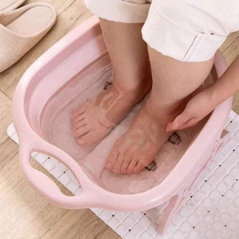 CHẬU NGÂM CHÂN MASSA GẤP GỌN