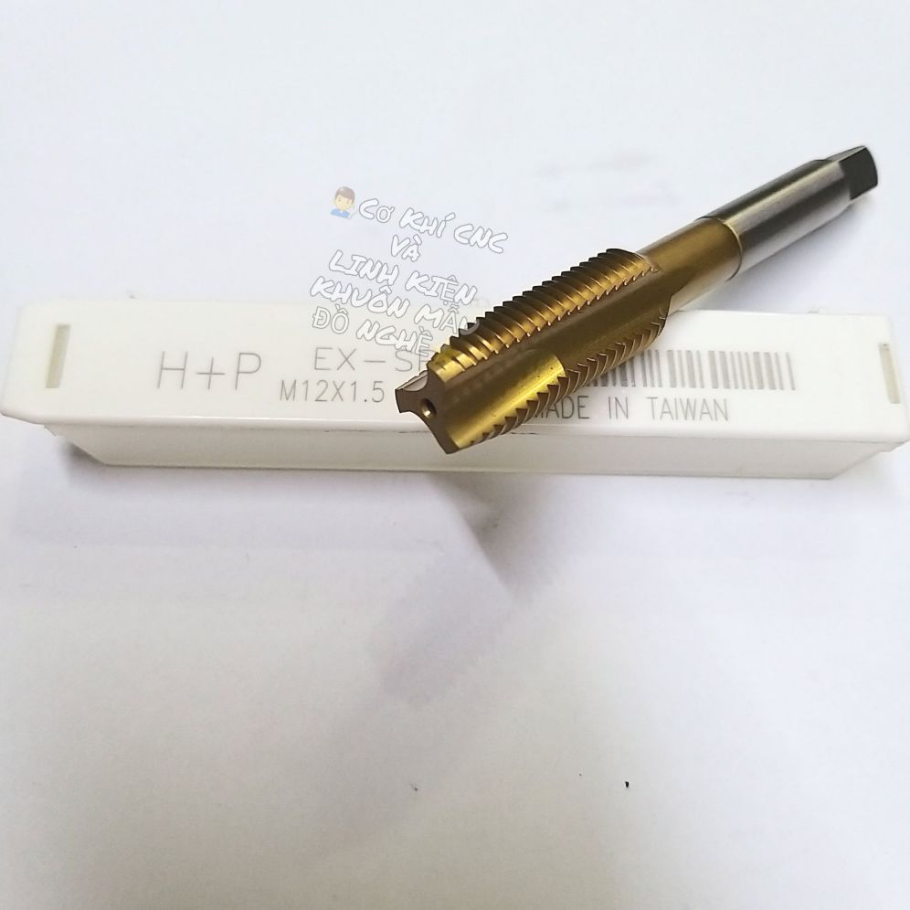 Mũi taro h+p vàng thẳng m12 x 1.5