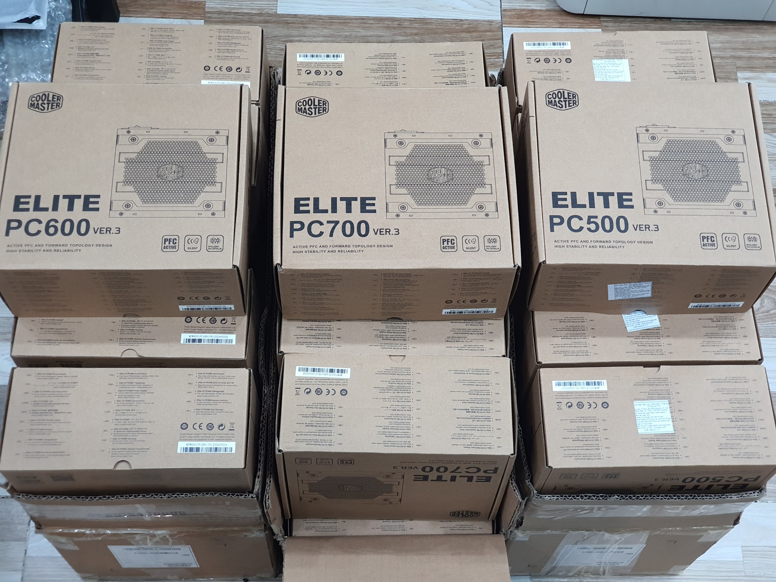 Nguồn 500w, 600w, 700w new, psu color master,....