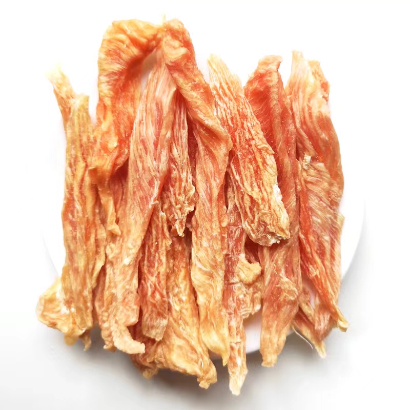 Ức Gà-Ức Vịt Sấy Khô Ăn Liền Cho Chó-Thức Ăn Vặt Cho Chó-Gói 88g