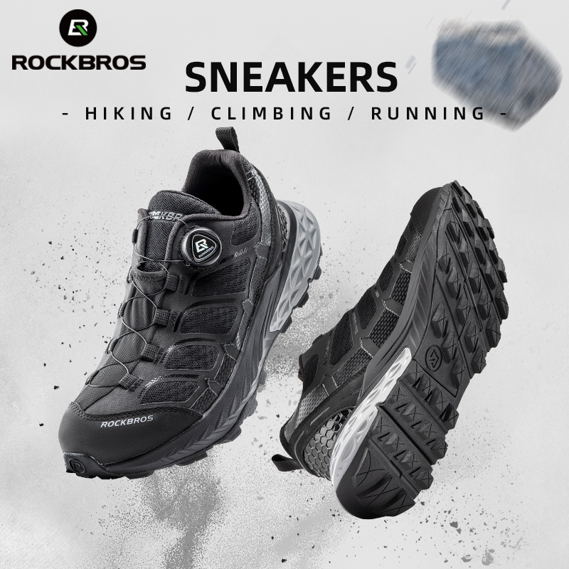ROCKBROS Sports Shoes Anti-Slip Breathable Cycling Shoes Rubber Outsole