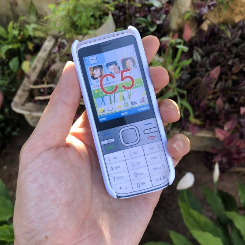 Ốp lưng nhựa điện thoại nokia c5-00