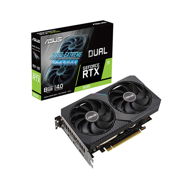 Card màn hình ASUS Dual GeForce RTX 3050 8GB GDDR6 PCIe 4.0 - Hàng chính hãng Giá 6,950,000 Đồng*Miễn phí vận chuyển
