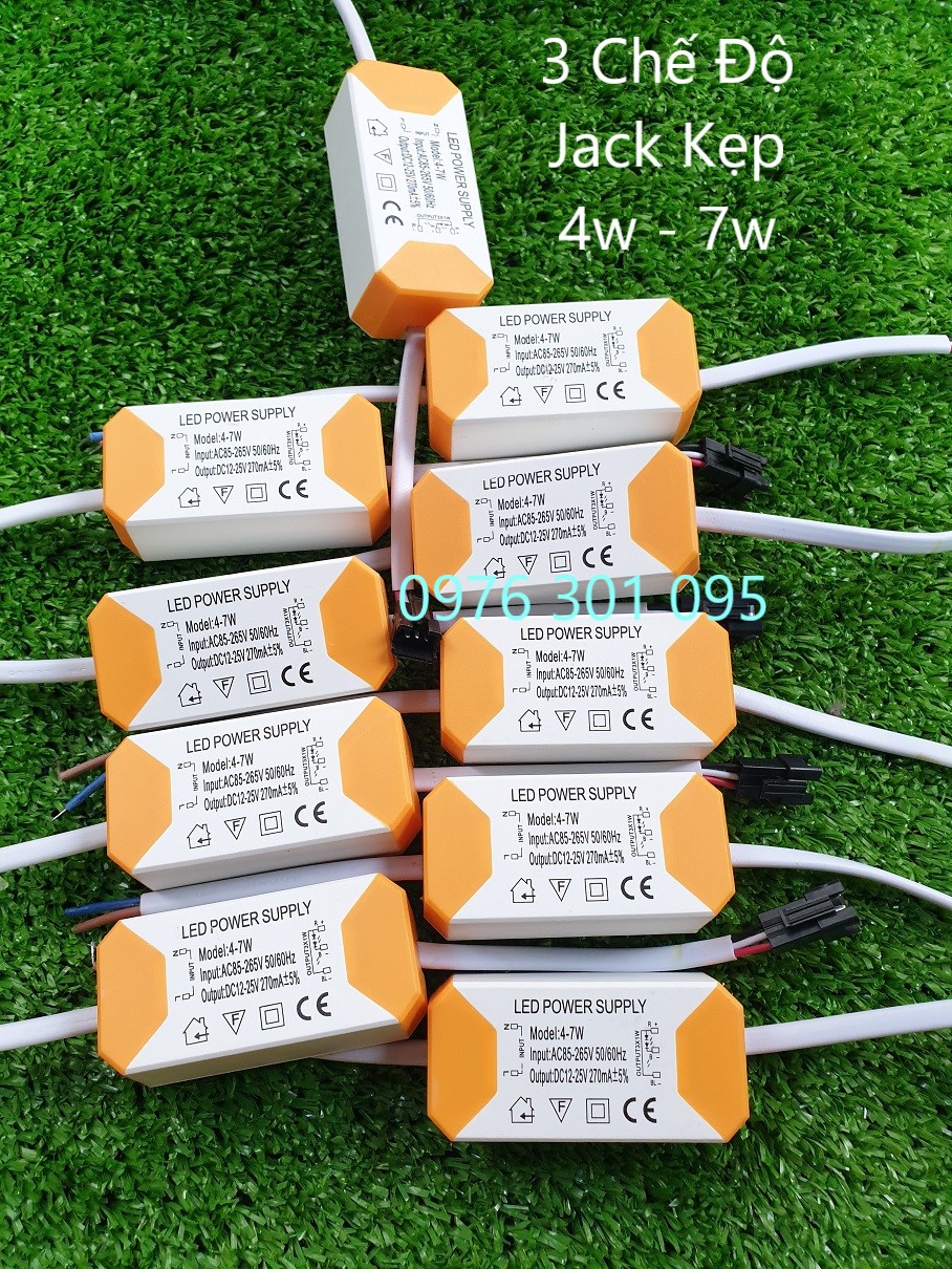 10 Tăng phô 3 chế độ đèn led âm trần và ốp trần 4w đến 7w