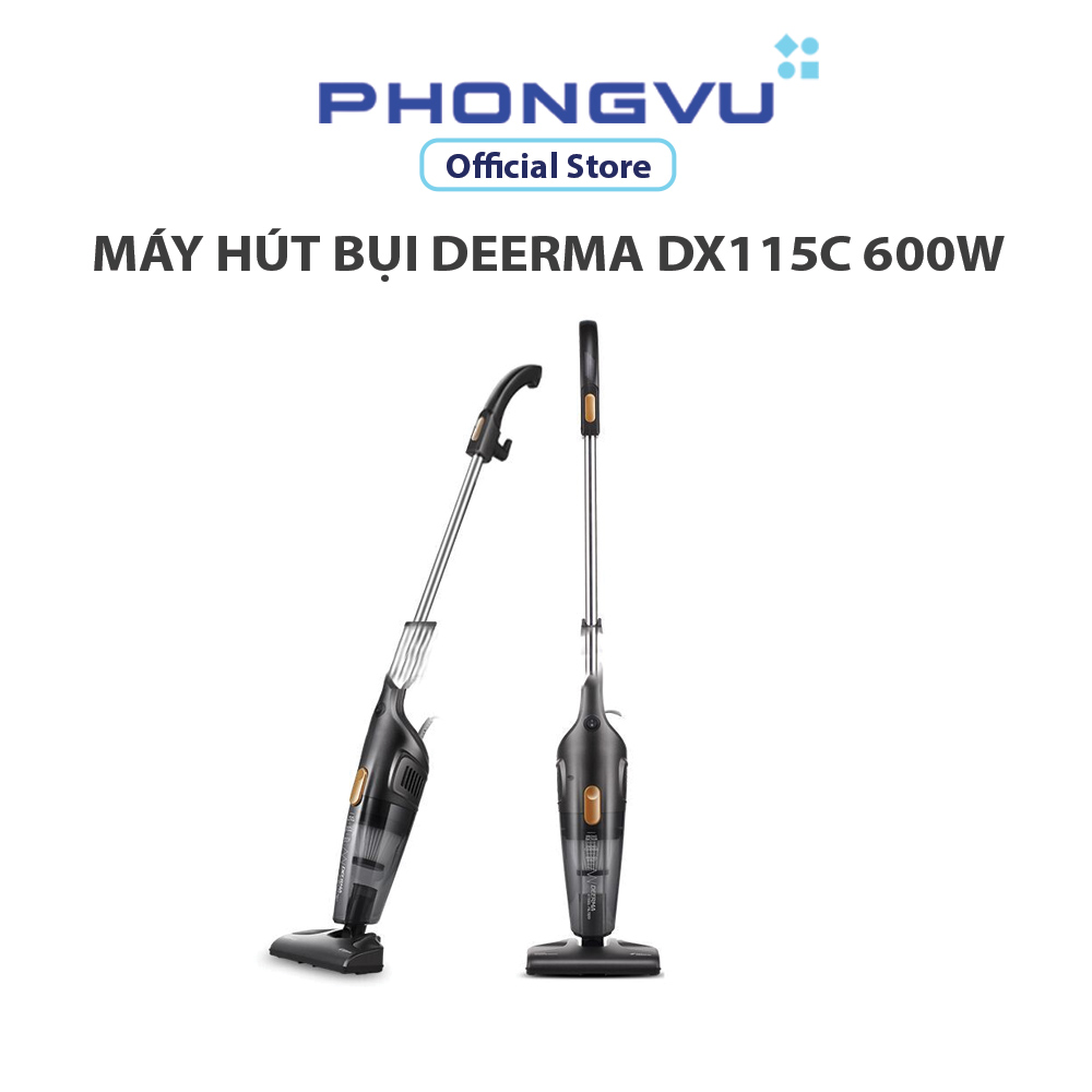 Máy hút bụi Deerma DX115C 600W - Bảo hành 12 tháng