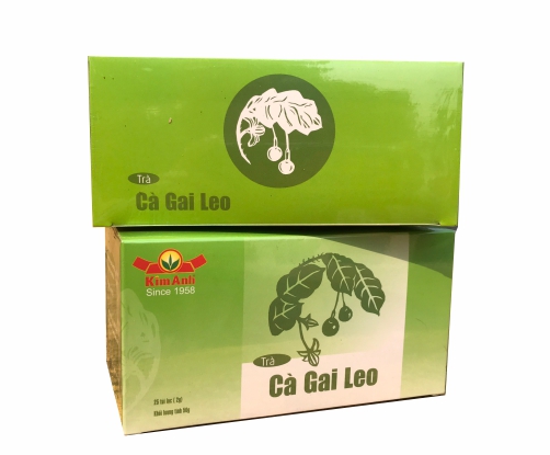 Hộp 50 túi lọc trà cà gai leo kim anh tea chè thái nguyên