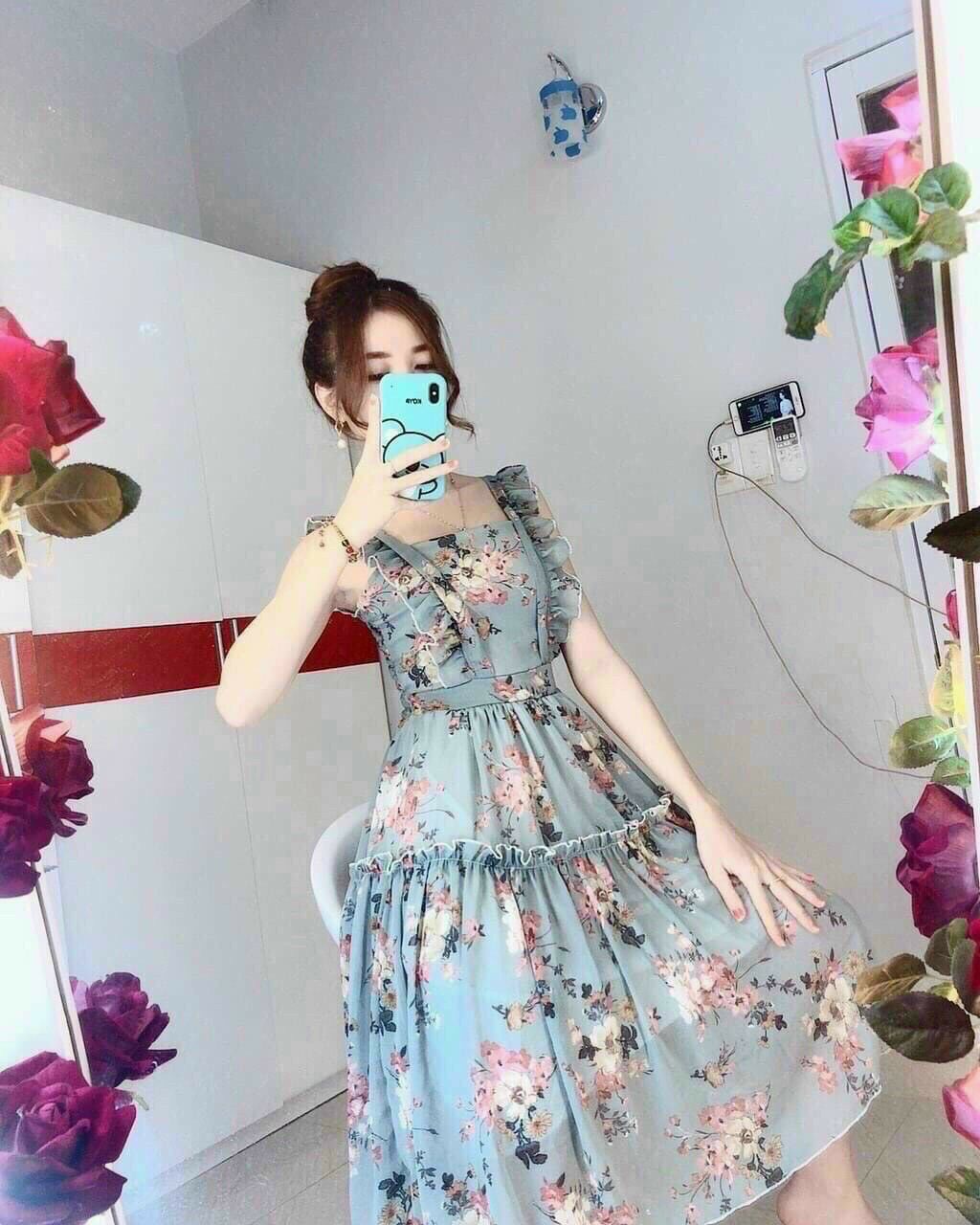 Đầm voan lụa mềm mát
