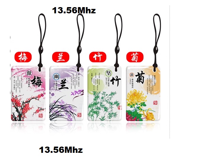 COMBO 10 chiếc Thẻ Từ ID 125Khz-IC 13.56Mhz Thẻ từ RFID Epoxy siêu bền loại ID cố định không trùng số id không sao chép