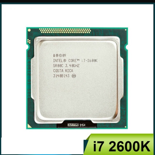 Cpu core i7 2600k socket 1155 chạy h61 b75....... tặng keo tản nhiệt