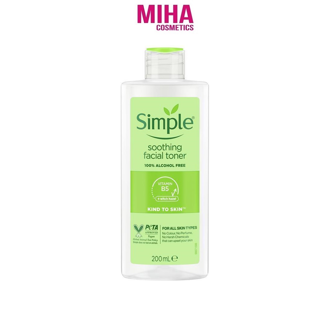 Nước Hoa Hồng Simple Soothing Facial Toner 200ml